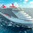 Luxury cruises for over 40s – elegant cruise ship at sunset